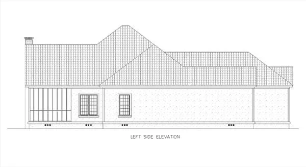 Left side elevation